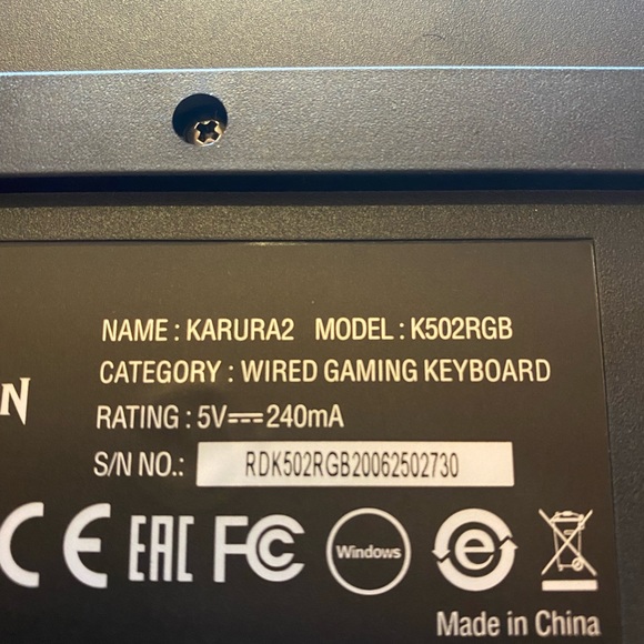 Redragon K502 Keyboard - Picture 5 of 5